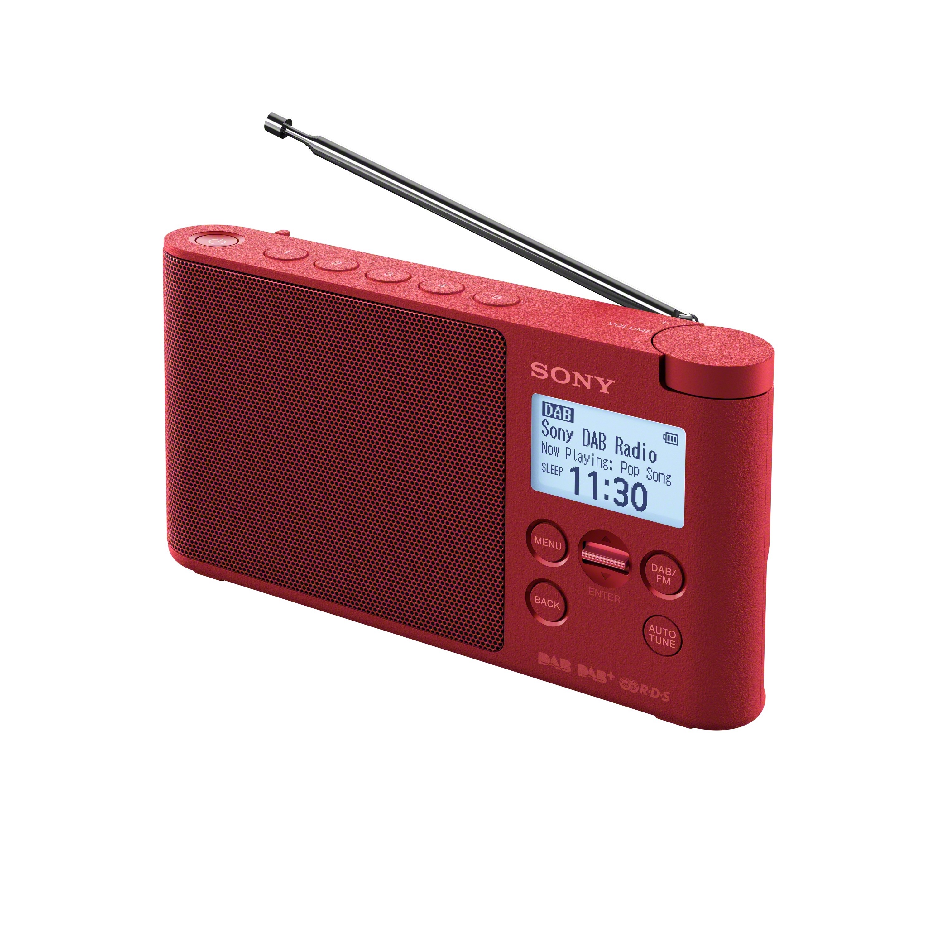 Gagnez 6 radios portables Sony Xdr-s41d-cw-red