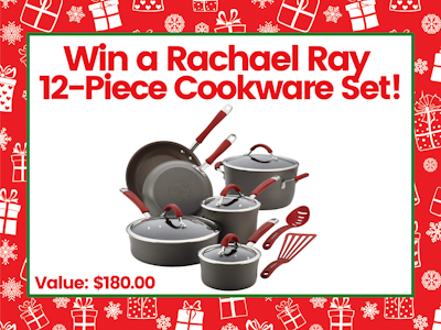 Rachael Ray 12 Piece Cookware Set! sweepstakes