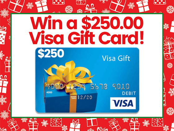 $250.00 Visa Gift Card!  sweepstakes