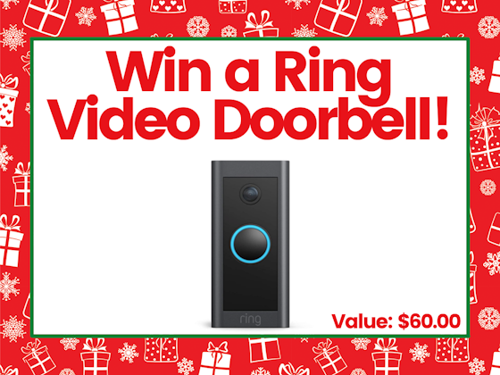 Ring Video Doorbell!  sweepstakes
