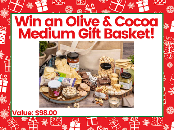 Olive and Cocoa Medium Sized Basket sweepstakes