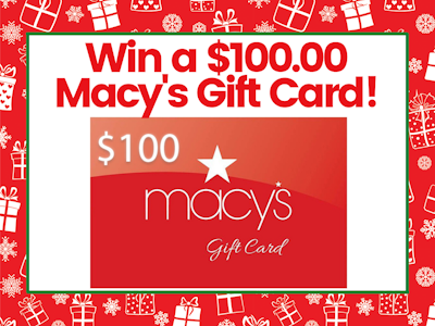 $100.00 Macy's Gift Card! sweepstakes