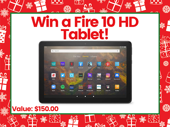 Fire 10 HD Tablet! sweepstakes