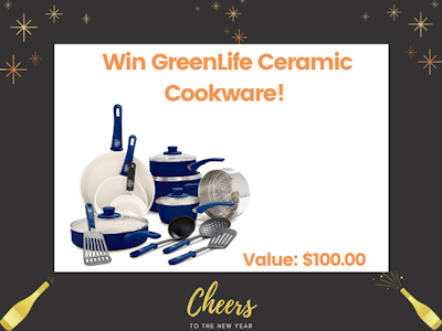 GreenLife Soft Grip Ceramic Cookware! sweepstakes