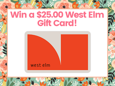 $25.00 West Elm Gift Card! sweepstakes