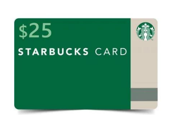 $25.00 Starbucks Gift Card! sweepstakes