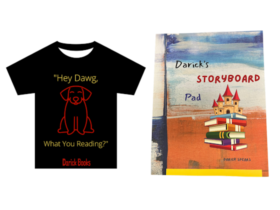 Hey Dawg Tee and Storyboard Pad from Darick Books! sweepstakes
