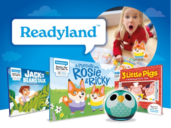 Readyland Books and an Echo Dot Kids! sweepstakes