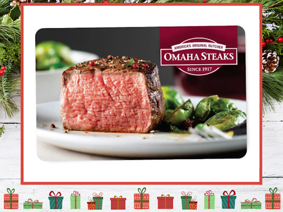 $100.00 Omaha Steaks Gift Card! sweepstakes