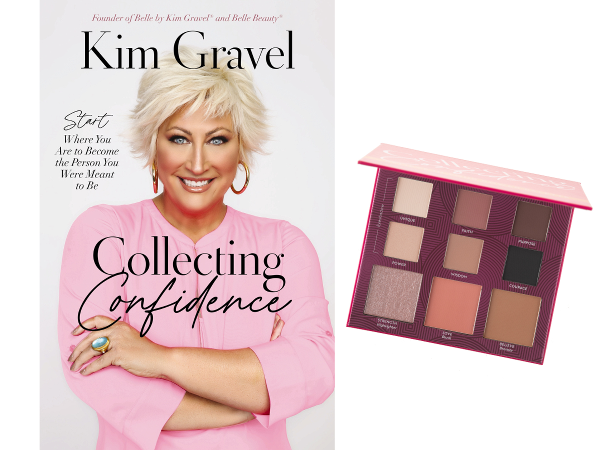 Collecting Confidence: Start Where You Are to Become the Person You Were Meant to Be and a Belle Beauty by Kim Gravel Confidence Face & Eye Palette! sweepstakes