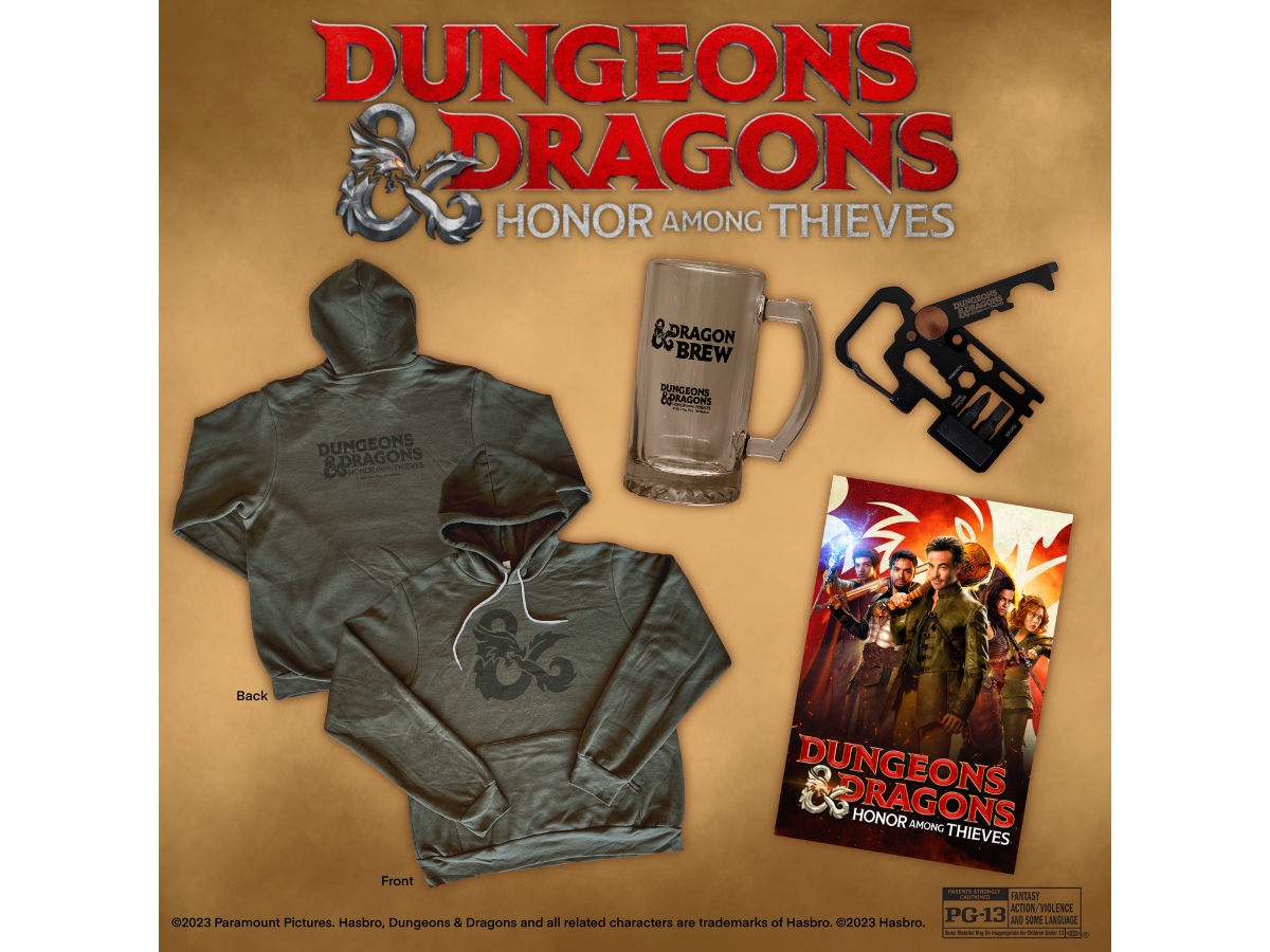 DUNGEONS & DRAGONS: HONOR AMONG THIEVES Prize Bundle! sweepstakes