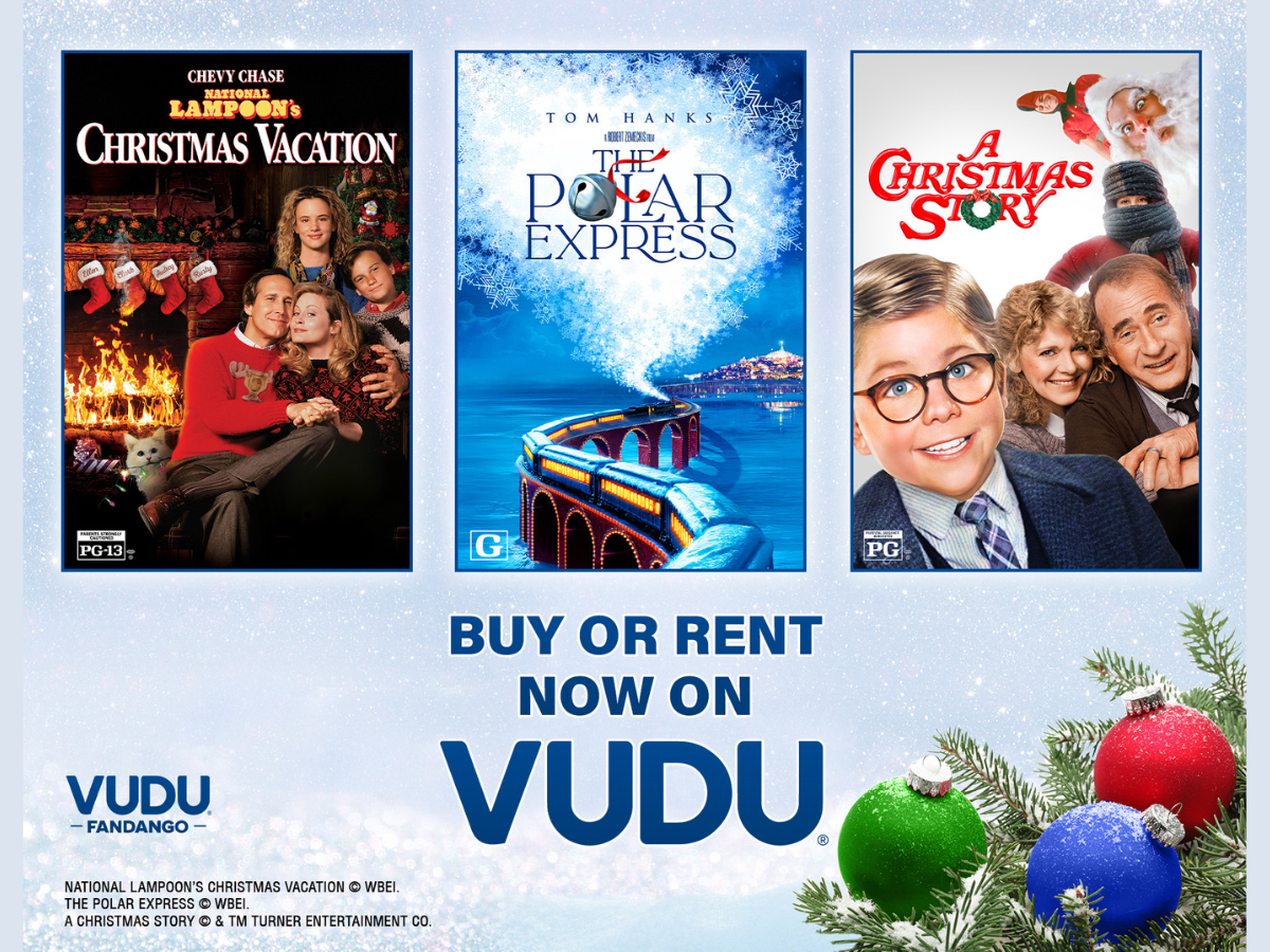NATIONAL LAMPOON’S CHRISTMAS VACATION, THE POLAR EXPRESS, and A CHRISTMAS STORY Digital Movies! sweepstakes
